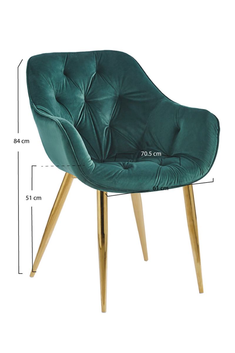 Silla Zandel Golden - Diseño Exclusivo