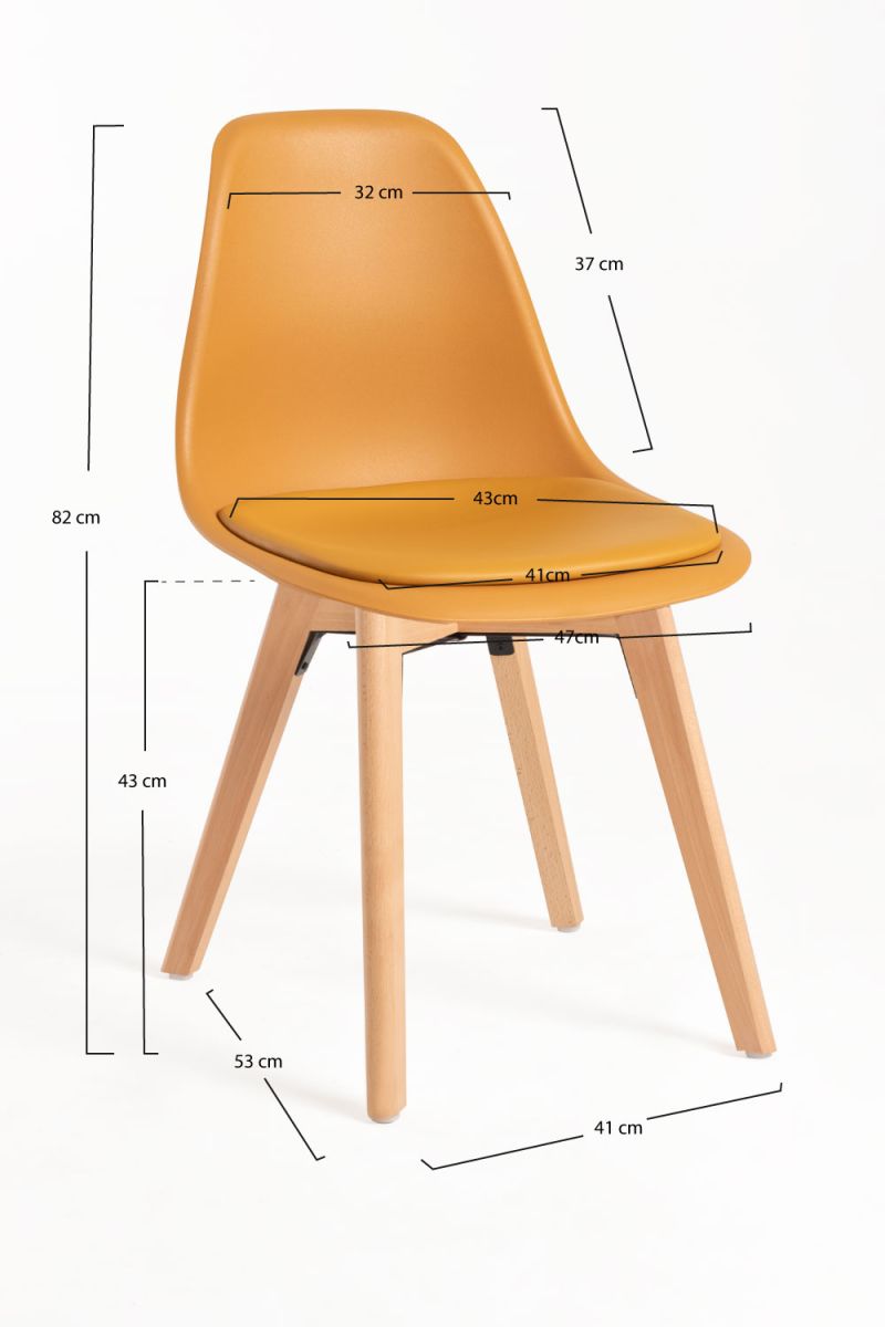 Silla Dami - Diseño y Elegancia en tu Silla Nórdica Silla Dami - Diseño y Elegancia en tu Silla Nórdica