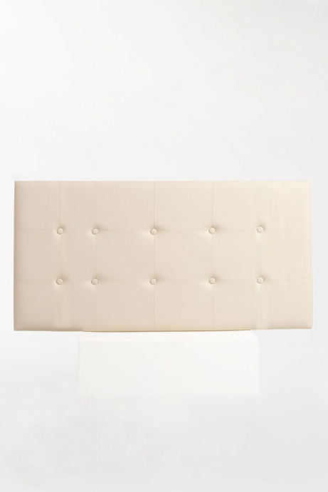 Cabecero Buttons Polipiel para camas de 135 cm - Muebles