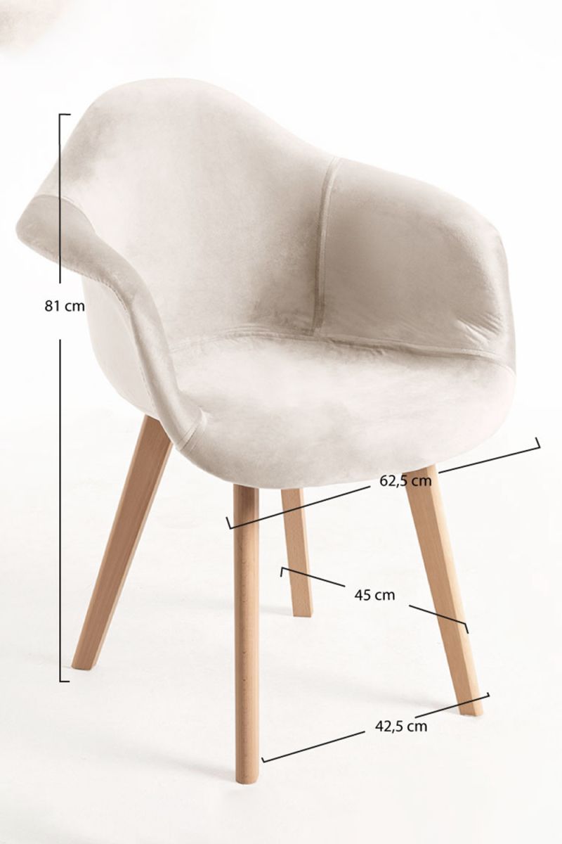 Pack 4 Sillas Belu Terciopelo: Tu comedor, con sillas estilo Escandinavo