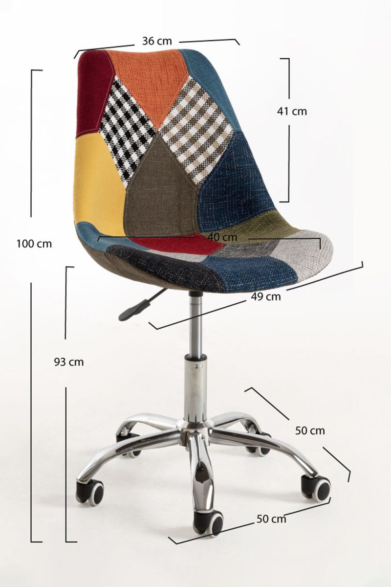 Pack 6 Sillas Neo Patchwork - Diseño Colorido y Comodidad para tu Comedor Pack 6 Sillas Neo Patchwork - Diseño Colorido y Comodidad para tu Comedor