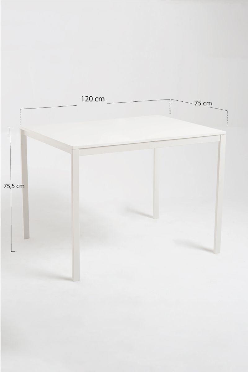 Mesa Rectangular Dino 120x75 cm - Diseño Moderno para Tu Comedor | Regalos Miguel