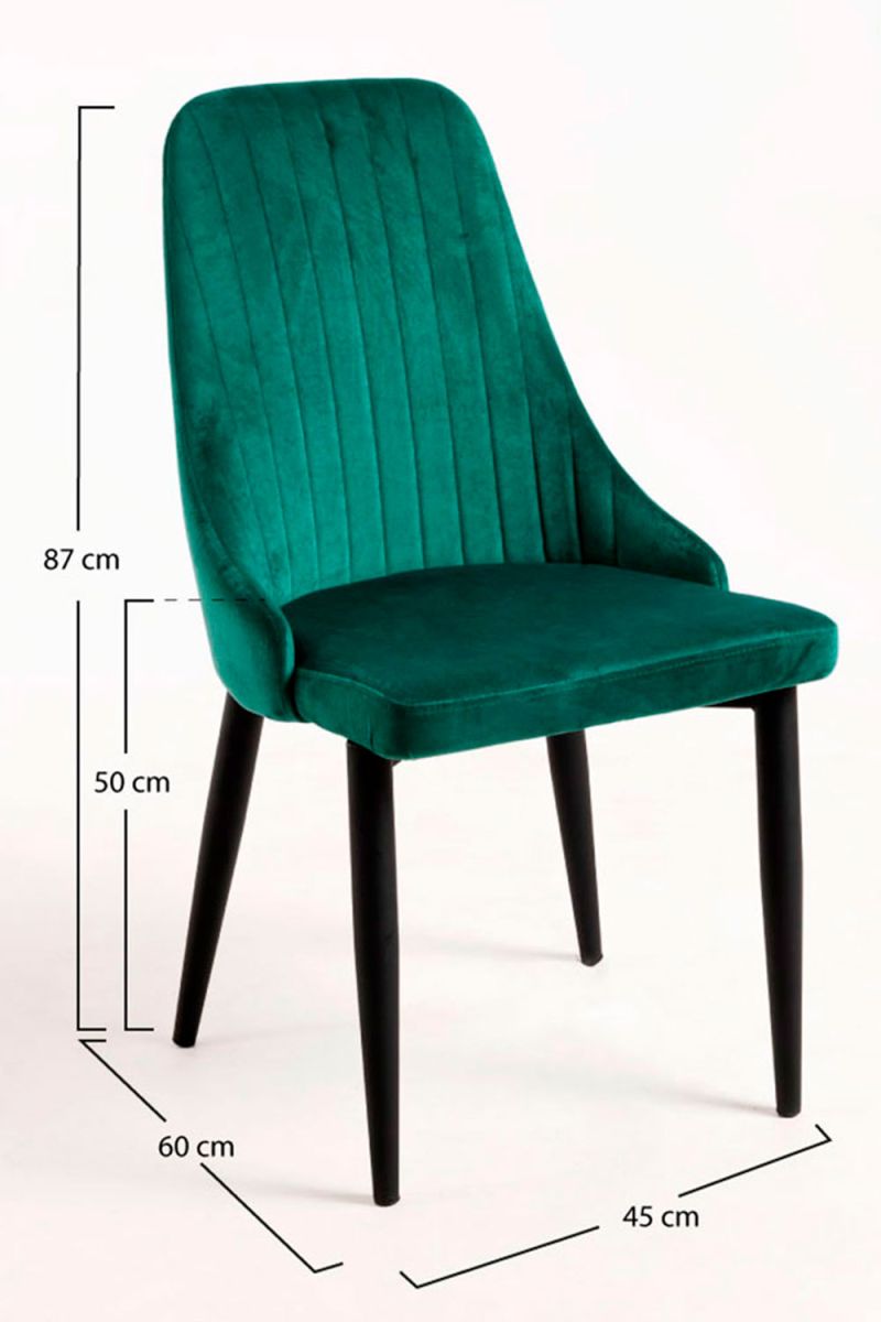 Silla Kan Terciopelo - Elegancia y estilo