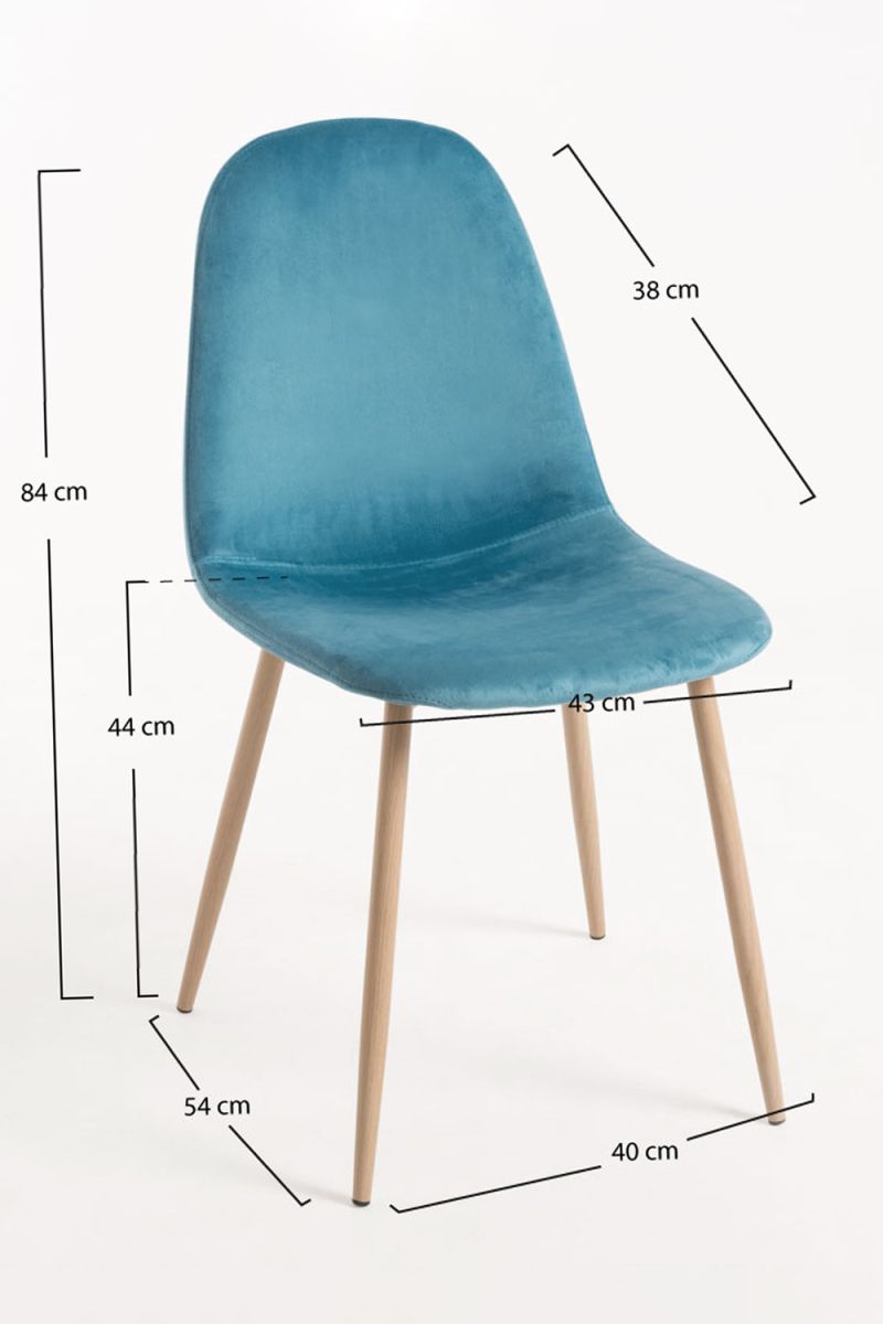 Silla Teok Terciopelo: Una silla de Salón Perfecta